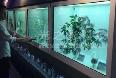 全息透明柜毒品展示